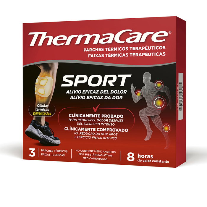 Thermacare Patches Thermiques Sport pour Soulagement Musculaire et Articulaire, 3 Unités Thermacare Patches Thermiques Sport pour Soulagement Musculaire et Articulaire, 3 Unités