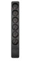 MicroConnect MC-GRU0600DKB Multiprise 6 Prises Configuration Danoise avec Extrémité Ouverte, Noire