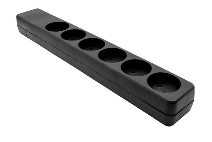 MicroConnect MC-GRU0600DKB Multiprise 6 Prises Configuration Danoise avec Extrémité Ouverte, Noire MicroConnect MC-GRU0600DKB Multiprise 6 Prises Configuration Danoise avec Extrémité Ouverte, Noire