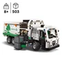 Lego 42167 Technic Mack LR Electric Camion Poubelle, Jouet Véhicule de Recyclage Électrique avec Chargeur Latéral, 503 Pièces, 8 ans et plus
