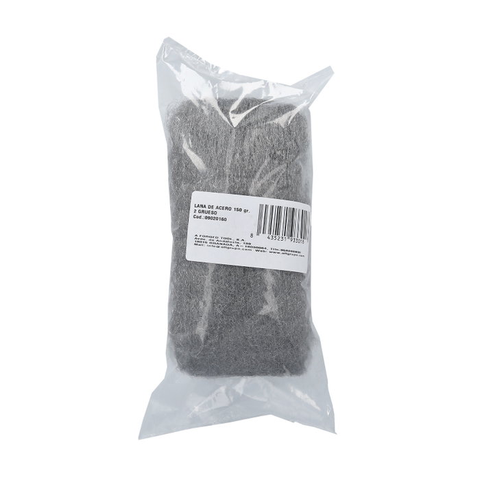 WOLFPACK LINEA PROFESIONAL Laine d'acier 150 g, 2 épais, gros grain WOLFPACK LINEA PROFESIONAL Laine d'acier 150 g, 2 épais, gros grain