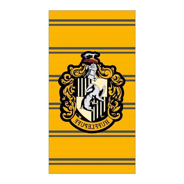 Cerdá Serviette de bain microfibre Harry Potter motif Gryffondor jaune, 3 ans et plus