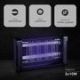 Navelis Mata insectos eléctrico Balonga 2x10W Negro