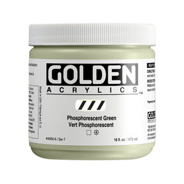 Golden Couleur Acrylique Heavy Body Vert Phosphorescent 473 ml