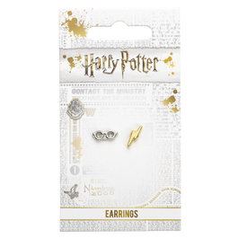 The Carat Shop Harry Potter boucles d'oreille Éclair & lunettes