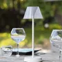 Lampe de table sans fil LUMISKY BEVERLY WHITE - H34 cm, LED blanc chaud