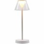 Lumisky Lampe de table sans fil BEVERLY WHITE blanc LED blanc chaud