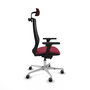 Piqueras y Crespo Chaise de Bureau Mardos Bordeaux et Noir