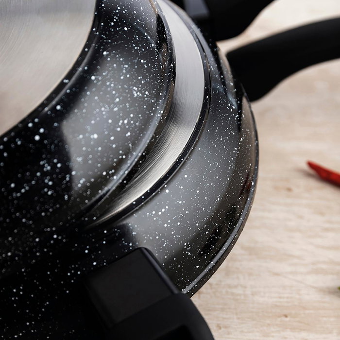 Quid Sartenes Aluminio Forjado Estelar 26 cm Antiadherente Fondo Inducción Negro (6 Unidades)