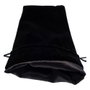 FanRoll Sac à dés Velvet Black avec Satin Noir Large