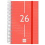 Agenda Finocam YEAR Rouge 11,7 x 18,1 cm 2026
