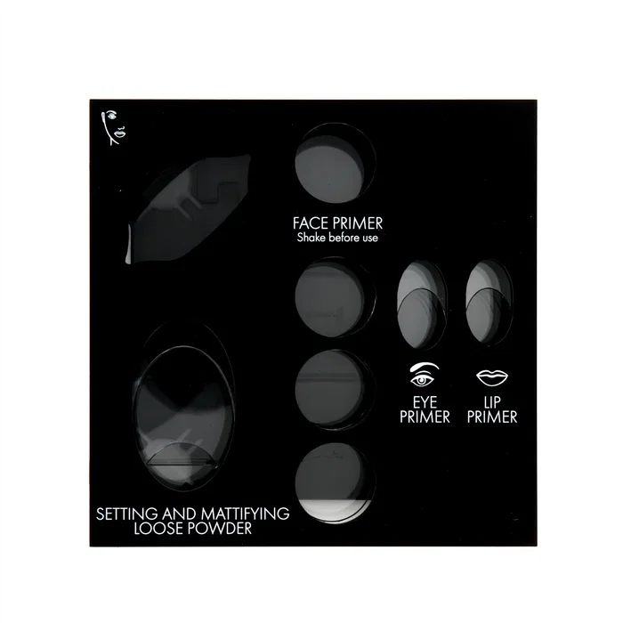 Pupa Matt Présentoir de maquillage vide noir avec 8 emplacements