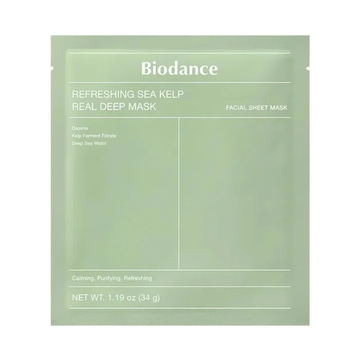 Biodance Refreshing Sea Kelp Masque facial de purification Biodance Refreshing Sea Kelp Masque facial de purification