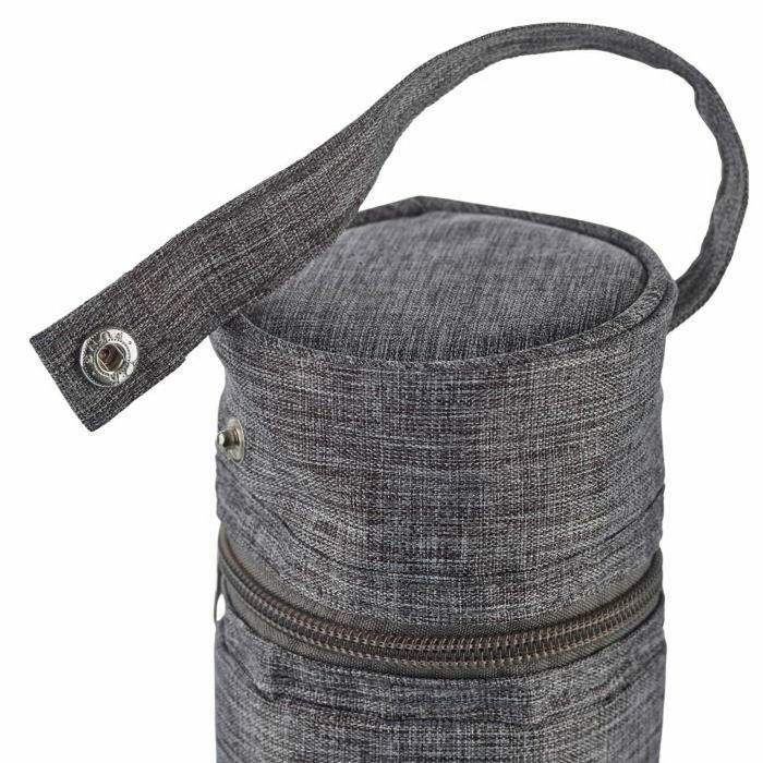 Thermobaby Porte-biberon isotherme gris chiné Thermobaby Porte-biberon isotherme gris chiné