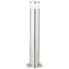 Brilliant Potelet extérieur Avon en acier et plastique avec LED intégrée 4W 6W, couleur gris, protection IP44, pour usage extérieur