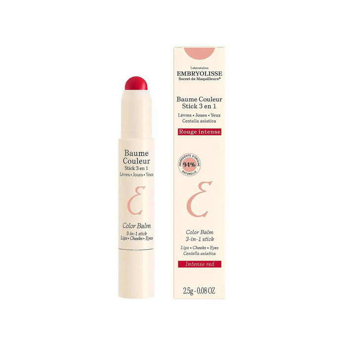 Embryolisse Baume Stick 3-en-1 Rouge Intense - Cosmétique Embryolisse Baume Stick 3-en-1 Rouge Intense - Cosmétique