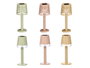 IBERGARDEN Lot de 12 lampes solaires de pied, 2 modèles, 3 couleurs
