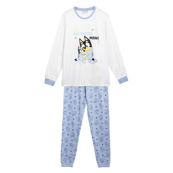 Cerdá Pyjama Long Manches Bluey en Single Jersey Taille L Bleu pour Adulte Cerdá Pyjama Long Manches Bluey en Single Jersey Taille L Bleu pour Adulte
