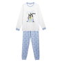 Cerdá Pyjama Long Manches Bluey en Single Jersey Taille L Bleu pour Adulte