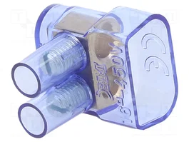 BM GROUP Barrette de jonction d'alimentation bleue 450V sur fil