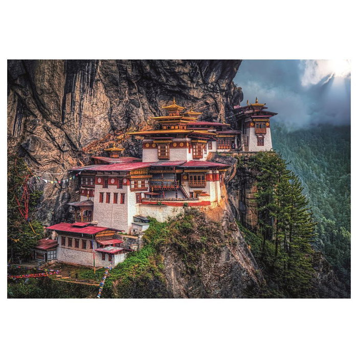CLEMENTONI Puzzle 500 pièces The Tiger's Nest Nid du Tigre Format 69 x 50 cm CLEMENTONI Puzzle 500 pièces The Tiger's Nest Nid du Tigre Format 69 x 50 cm