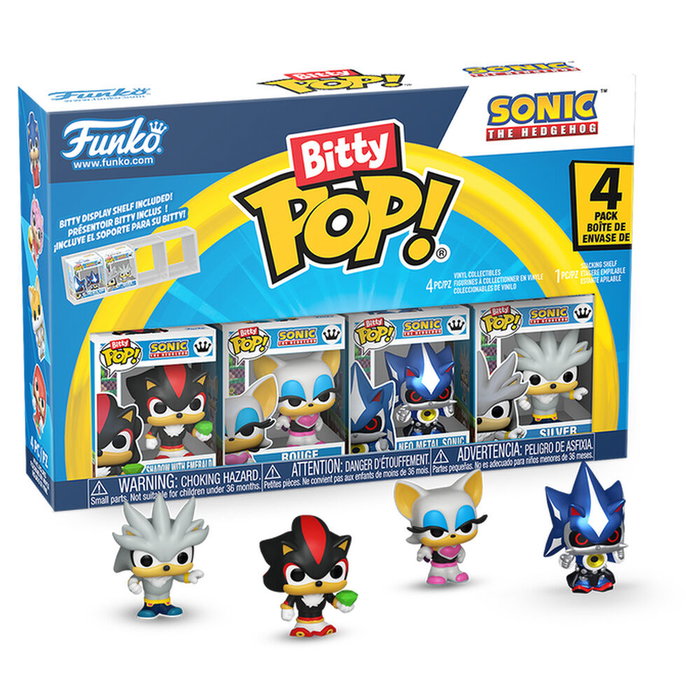 Funko Bitty POP! Sonic Pack 4 figurines Shadow