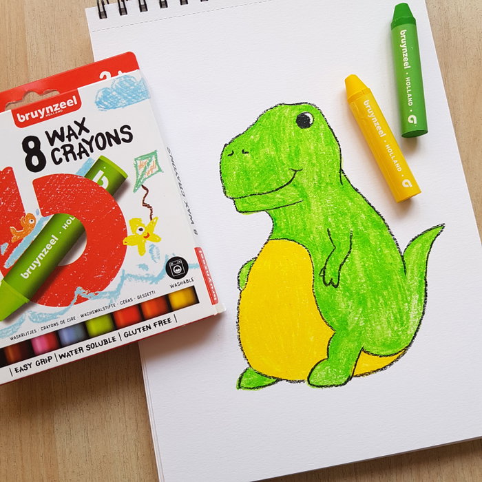Bruynzeel Étui de 8 crayons de cire Bruynzeel Étui de 8 crayons de cire