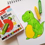 Bruynzeel Étui de 8 crayons de cire