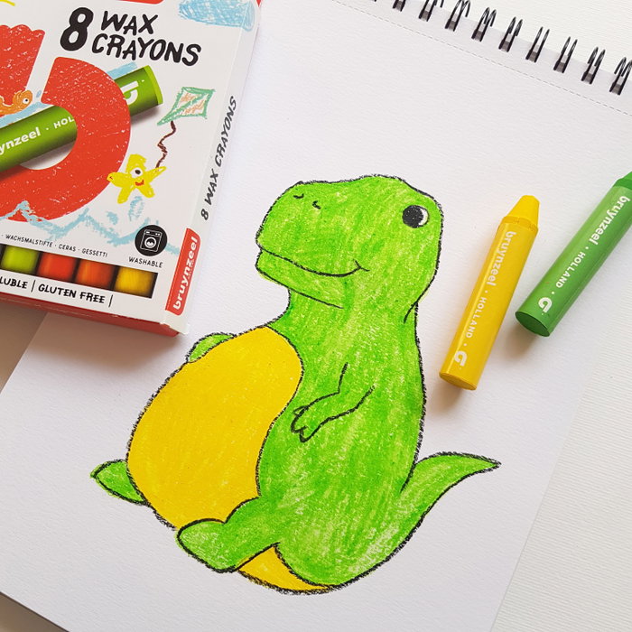 Bruynzeel Étui de 8 crayons de cire Bruynzeel Étui de 8 crayons de cire