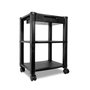 Phoenix Technologies Table auxiliaire modulable pour imprimante en plastique avec rangement pour bureau et maison