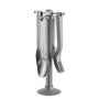 Alessi VA02 SET - Set de 16 couverts Virgil Ablox en acier inoxydable 18/10 - 4 cuillères, fourchettes, couteaux et cuillères à café