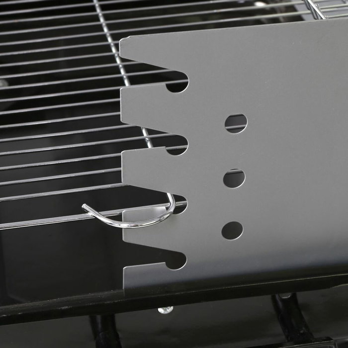 BigBuy Garden Barbecue Milena Noir 57 x 38 x 80 cm