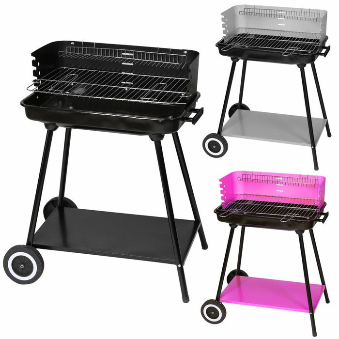 BigBuy Garden Barbecue Milena Noir 57 x 38 x 80 cm