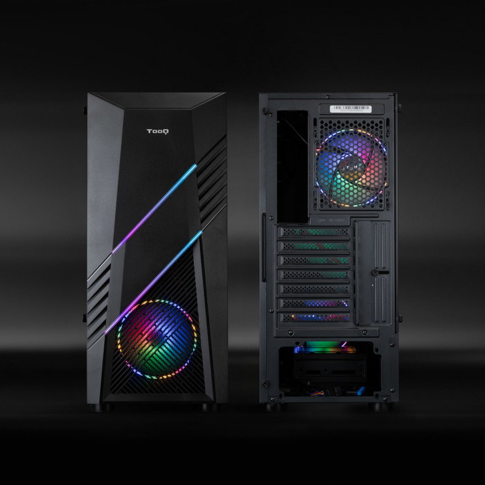 Tooq TQGCC102-B Boîtier PC Gaming Semitour Biohazard Noir ATX/Micro-ATX/Mini-ITX USB 3.0 Tooq TQGCC102-B Boîtier PC Gaming Semitour Biohazard Noir ATX/Micro-ATX/Mini-ITX USB 3.0