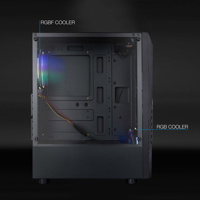 Tooq TQGCC102-B Boîtier PC Gaming Semitour Biohazard Noir ATX/Micro-ATX/Mini-ITX USB 3.0 Tooq TQGCC102-B Boîtier PC Gaming Semitour Biohazard Noir ATX/Micro-ATX/Mini-ITX USB 3.0