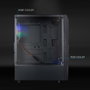 Tooq TQGCC102-B Boîtier PC Gaming Semitour Biohazard Noir ATX/Micro-ATX/Mini-ITX USB 3.0