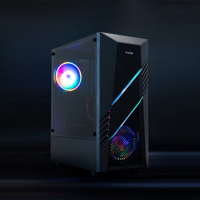 Tooq TQGCC102-B Boîtier PC Gaming Semitour Biohazard Noir ATX/Micro-ATX/Mini-ITX USB 3.0 Tooq TQGCC102-B Boîtier PC Gaming Semitour Biohazard Noir ATX/Micro-ATX/Mini-ITX USB 3.0