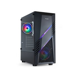 Tooq TQGCC102-B Boîtier PC Gaming Semitour Biohazard Noir ATX/Micro-ATX/Mini-ITX USB 3.0