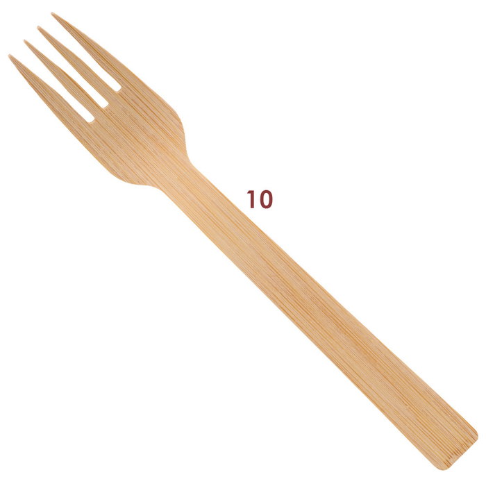 Day Jeu de 10 fourchettes en bambou Day Jeu de 10 fourchettes en bambou