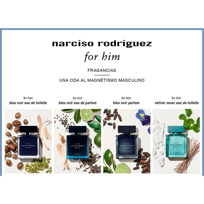 Narciso Rodriguez Bleu Noir Pour Lui Coffret 3 Pièces