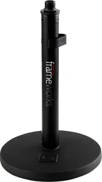 FRAMEWORKS Support de micro de bureau à base ronde 15 cm et hauteur fixe 23 cm