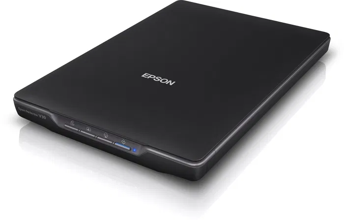Epson Perfection V39II - Scanner à plat A4 - Résolution 4800 ppp - Connexion USB 2.0 - Noir