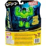 Heroes Of Goo Jit Zu Figurine Hulk Glow Surge 11 cm - Marvel - Figurine extensible lumineuse phosphorescente avec texture craquante