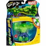 Heroes Of Goo Jit Zu Hulk Glow Surge 11cm, Figurine lumineuse et extensible de Marvel
