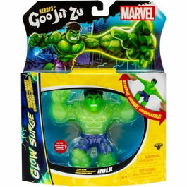 Heroes Of Goo Jit Zu Hulk Glow Surge 11cm, Figurine lumineuse et extensible de Marvel
