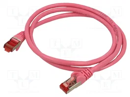 GOOBAY Câble Ethernet Cat 6 S/FTP 1m Rose