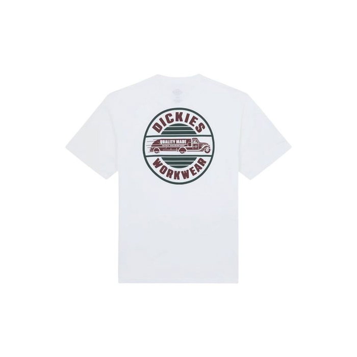 T-shirt à manches courtes homme Dickies Circle Ss Blanc 10 ans