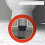 ABRISA Manchon de WC en PVC droit Ø 90 mm