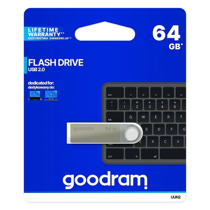 GOODRAM Clé USB 64 Go USB 2.0 Argent