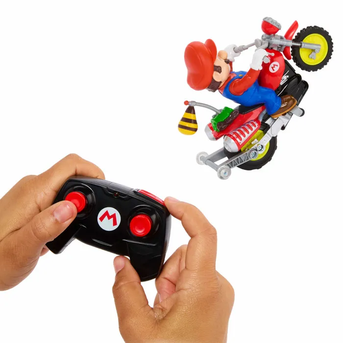 Hot Wheels Voiture radiocommandée motocross Mario pour enfants